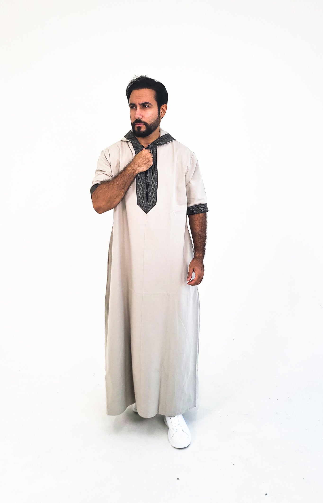 Light Grey ( Grey Concrete Border - Short Sleeve )