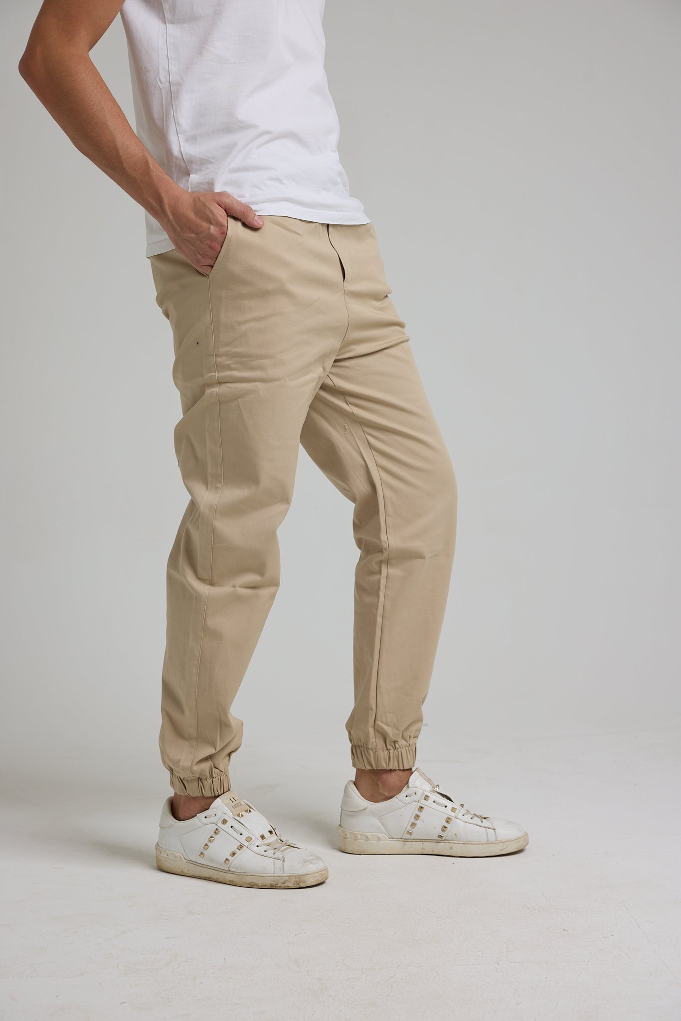 Jogger Pants - Beige